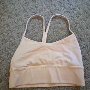 Women's Pink Lulu sports bra
